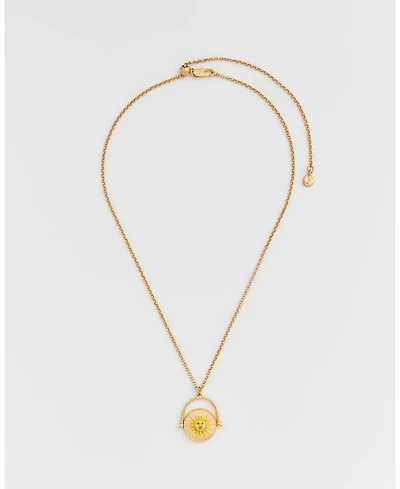 Fable England Gold Sun and Moon Spinner Necklace