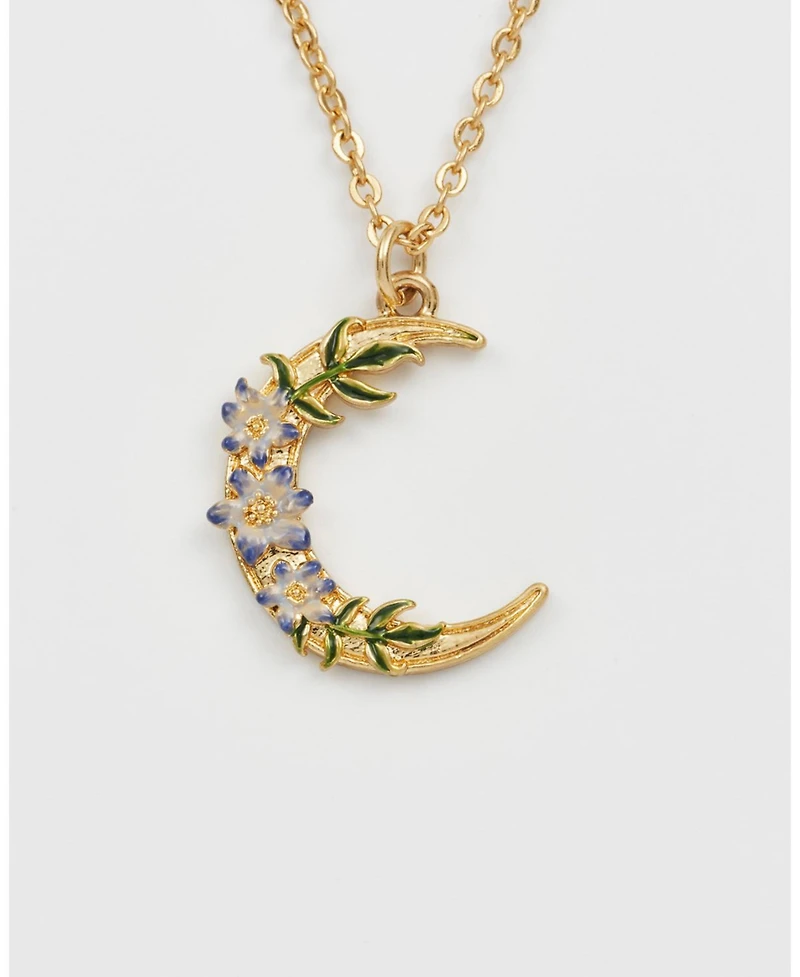 Fable England Nightshade Moon Gold Necklace