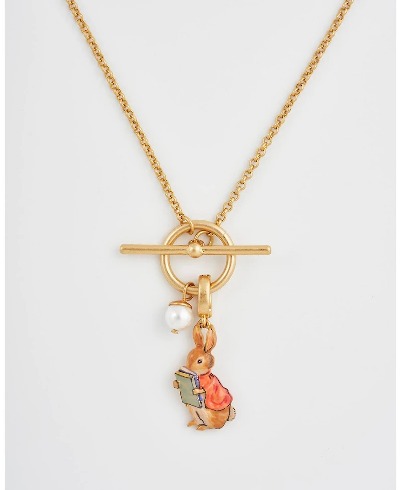 Fable England x Peter Rabbit Cotton-tail Book Charm Toggle Necklace