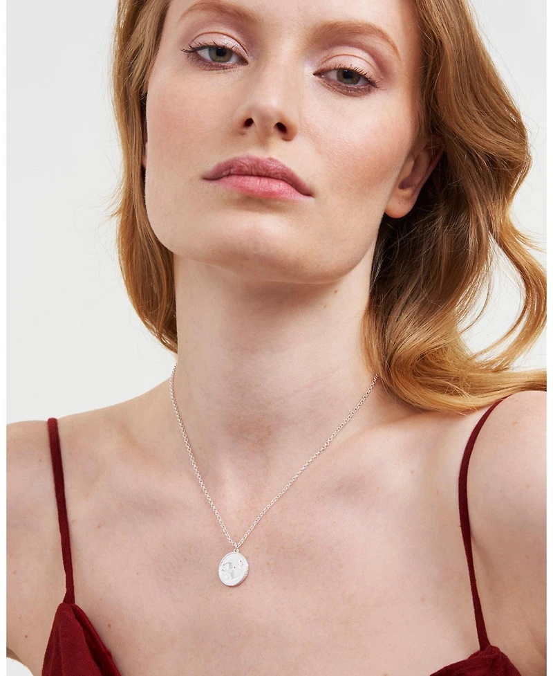 Fable England Silver Dove Spirit Guide Necklace