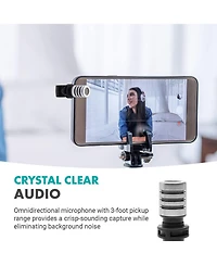 Movo MA5SP 3.5mm Trrs Shotgun Microphone for iPhone or Android Devices