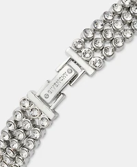 Givenchy Pave Triple Row Flex Bracelet
