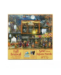 SunsOut Fall Festival 500 piece Jigsaw Puzzle for Adults Halloween