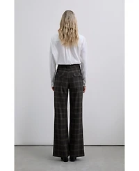 Scalpers Women's Browncheck Pant
