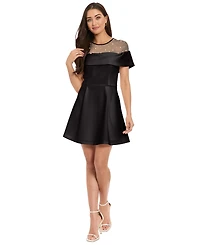 Ivy + Blu Women's Crewneck Stretch Dress