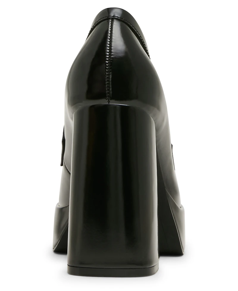 Madden Girl Women's Rudy Hi Platform Loafer Pumps