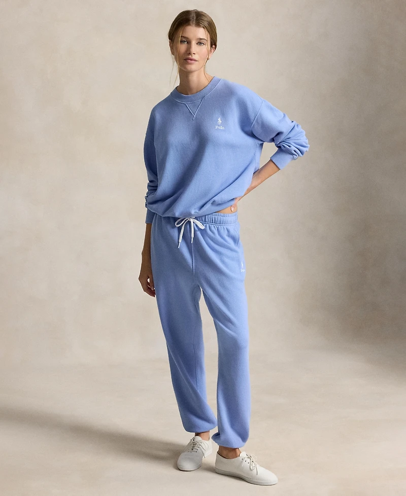 Polo Ralph Lauren Women's Island Fleece Knit Ankle Jogger Pants