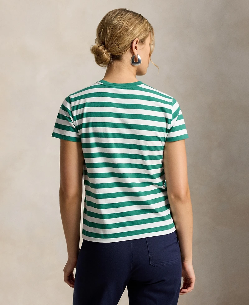 Polo Ralph Lauren Women's Striped Crewneck Short-Sleeve T-Shirt