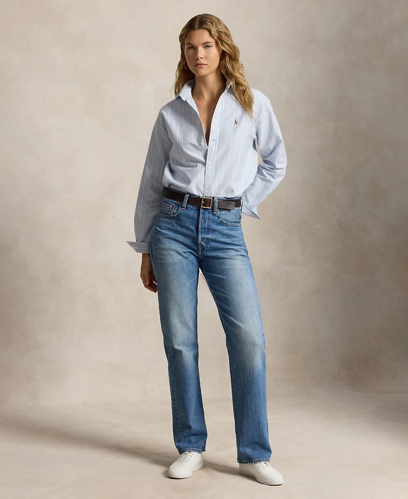Polo Ralph Lauren Women's Point Collared Relaxed Fit Shirt
