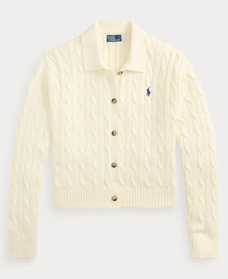 Polo Ralph Lauren Women's Collar Long-Sleeve Cardigan