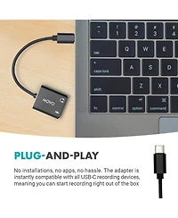 Movo Usbc-AC2 Trs Mic. to Usb-c Stereo Audio Sound Card