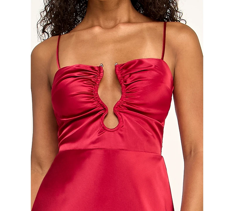 Seni & Cade Juniors' Open-Front Sleeveless Ball Gown