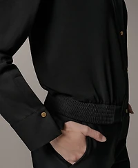 Donna Karan New York Petite Mix Media Zipper Jacket