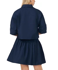 1.state Women's Cotton Mini Skirt