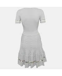 Pre-Owned Alexander Mcqueen Women's Stretch Knit Mini Dress