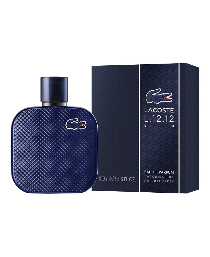 Lacoste L.12.12 Bleu Eau de Parfum Spray, 3.3 oz.