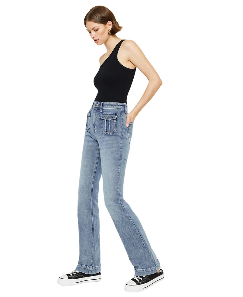 KanCan Women's Carrie High Rise Vintage Bootcut Jeans