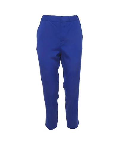Pre-Owned Roberto Cavalli Women's Silk Slim Fit Trousers