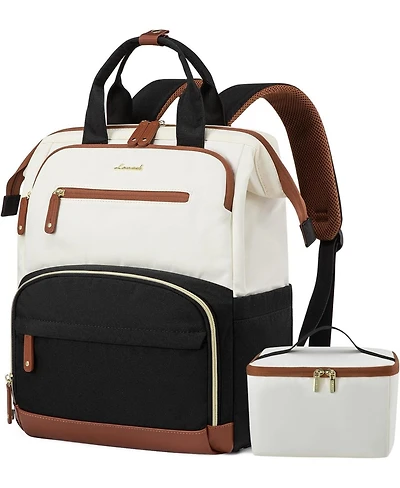 Lovevook Laptop Backpack for Women, 18 Inch Work Business Backpacks Purse With Large Capacity, Waterproof Nurse Bag College Bookbag