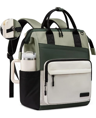 Lovevook Laptop Backpack for Women, 15.6 Inch Travel Backpack for Work College Business, Water Resistant Teacher Nurse Bag