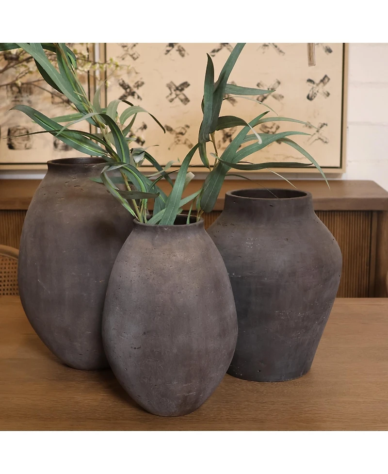 Dovetail Furniture, Althea Cement Outdoor Vase