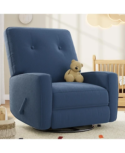 homfan Recliner Chairs, Swivel Rocker Recline, Glider Nursery Chair, Chair for Adults, 360degree(s)Swivel Rocking