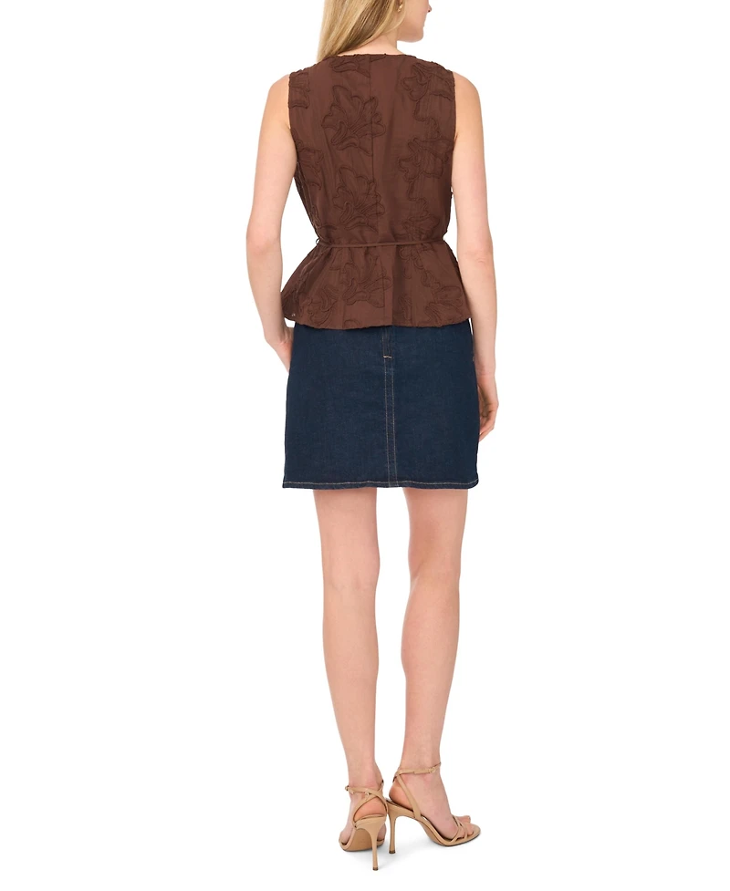 Vince Camuto Women's Cotton V-Neck Tank Top