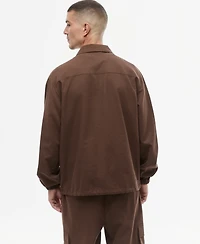 Mode of One Men's Relaxed-Fit Utility Overshirt, Macy's Exclusive