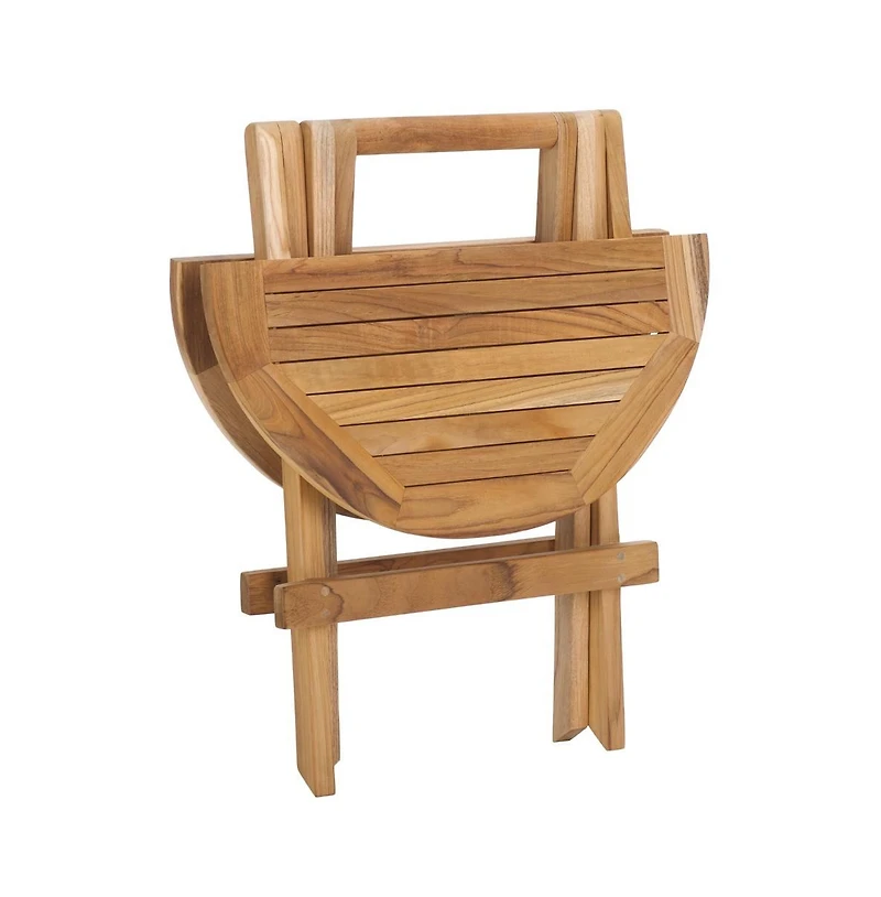 Safavieh Rory Teak Folding Round Outdoor Table