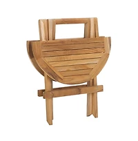 Safavieh Rory Teak Folding Round Outdoor Table