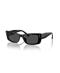 Jimmy Choo Women's Rectangle Sunglasses, JC5002BU