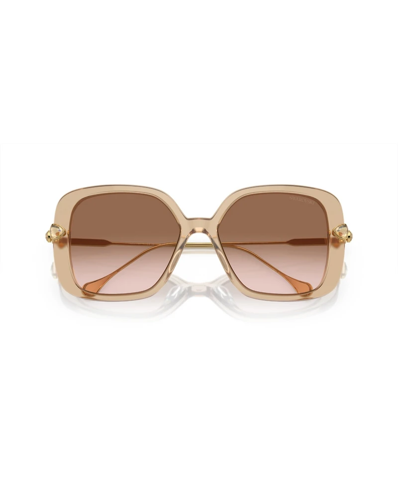 Swarovski Women's Rectangle Sunglasses, SK6011