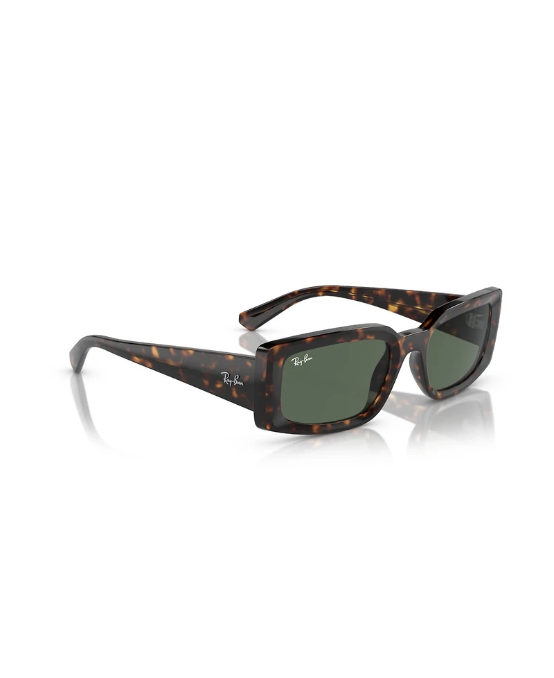 Ray-Ban Unisex Rectangle Sunglasses, Kiliane Bio-Based RB4395