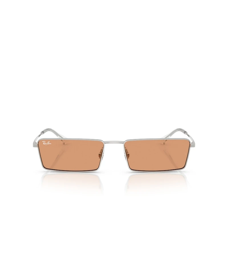 Ray-Ban Unisex Rectangle Sunglasses, Emy RB3741