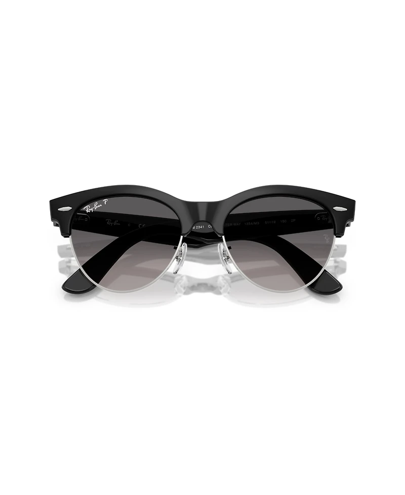 Ray-Ban Unisex Polarized Clubmaster Way Square Sunglasses,RB2341