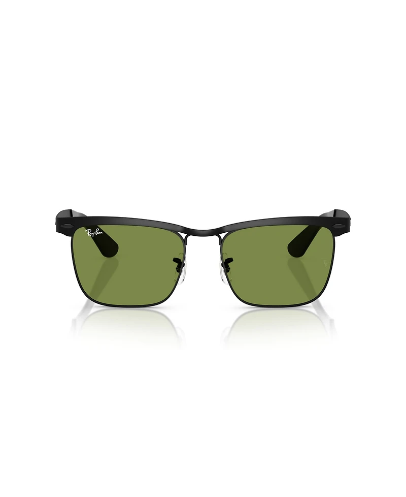 Ray-Ban Unisex Wayfarer Deluxe Square Sunglasses, RB3875