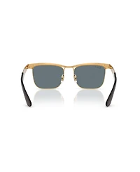 Ray-Ban Unisex Polarized Wayfarer Deluxe Square Sunglasses, RB3875