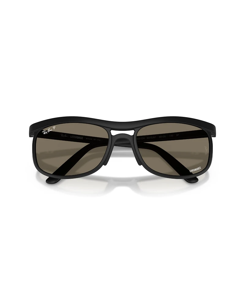 Ray-Ban Unisex Polarized Lenses Lite Force Square Sunglasses