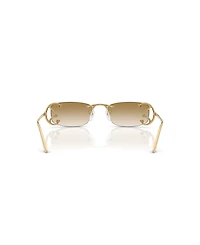 Prada Women's Rectangle Sunglasses, Pr C57S