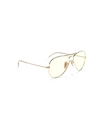Ray-Ban Unisex Aviator Clear Evolve Photochromic Pilot Sunglasses, RB3025