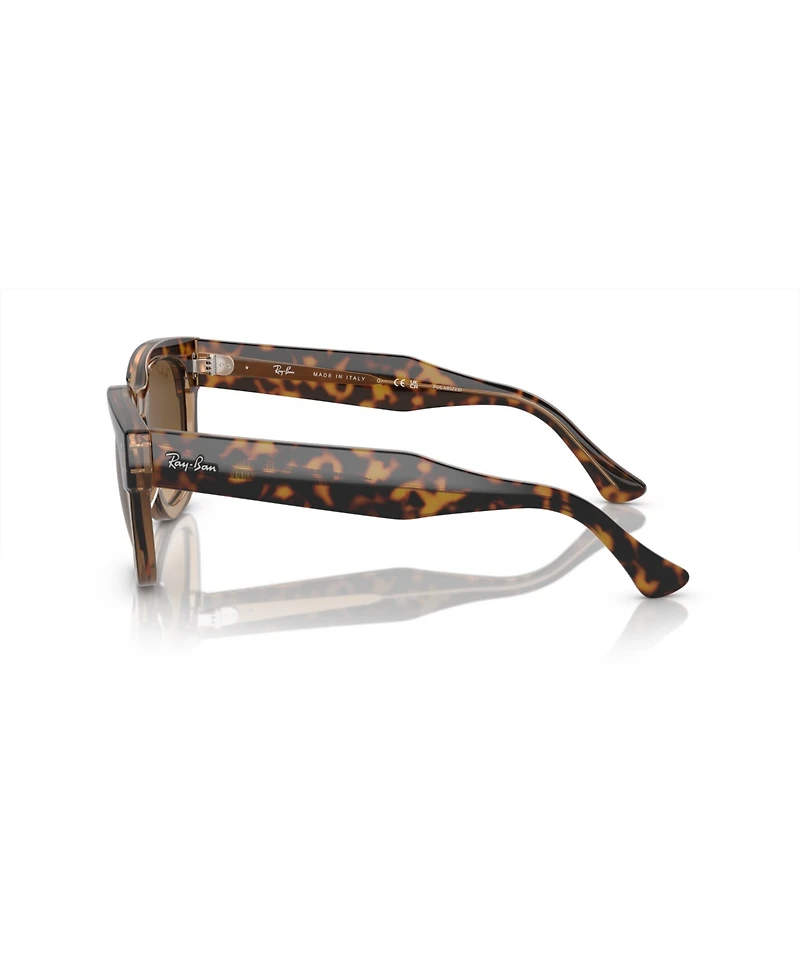 Ray-Ban Unisex Polarized Mega Hawkeye Square Sunglasses, RB0298SF
