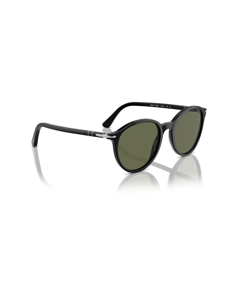 Persol Unisex Polarized Round Sunglasses, PO3350S