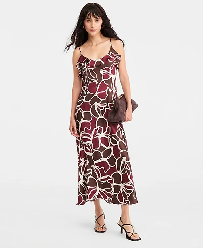 Emme Marella Women's Emmottuso Floral-Print Ruffled Midi Dress