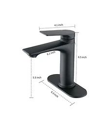 Phying Single Hole Bathroom Sink Faucet, Single Handle Bathroom Faucet