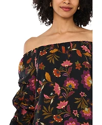 Vince Camuto Women's Off-The-Shoulder Bubble-Sleeve Top
