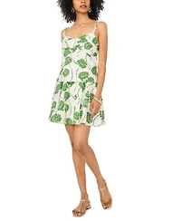 1.State Womens Sweetheart Neck Tank Top Circle Mini Skirt