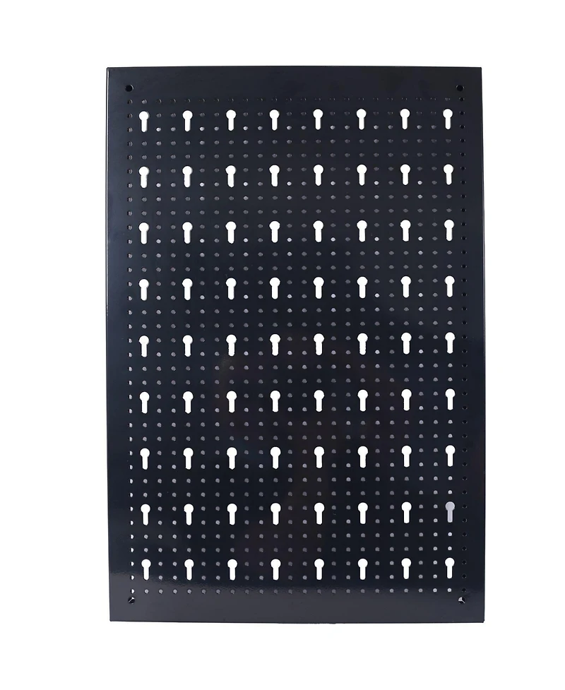 Yescom Metal Pegboard 48x24 Garage Tool Organizer Wall Mount with 3pcs 24x16 Black Peg boards and Pegboard Hooks Racks Accessories