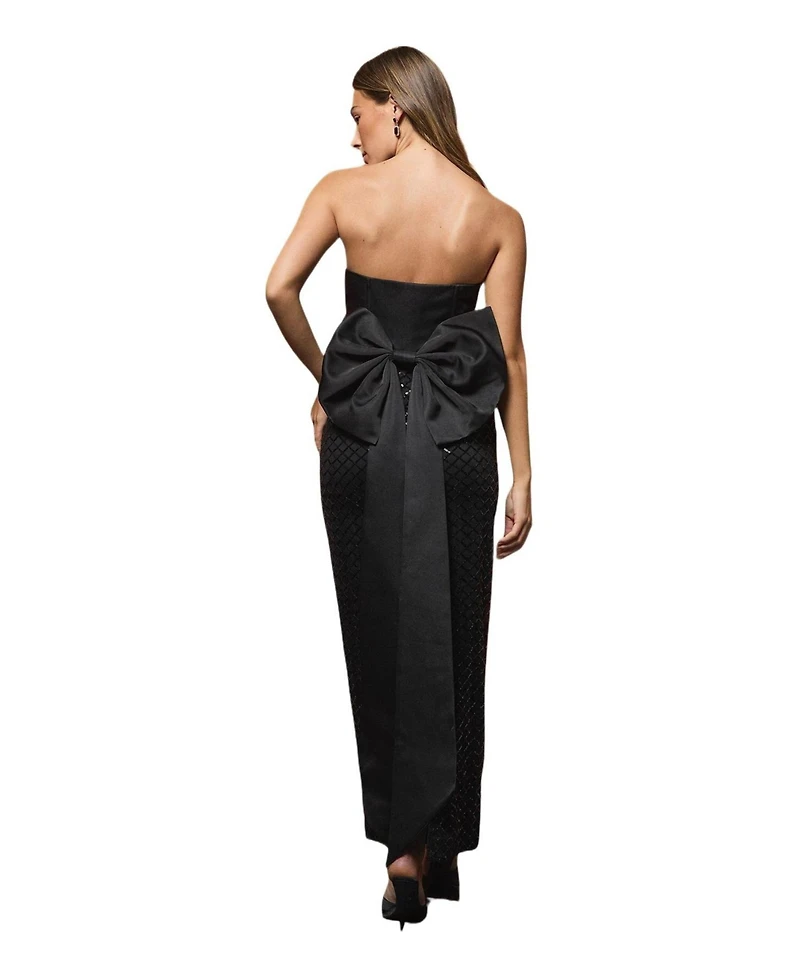 Coast Women's Sequin Bandeau Column Dress