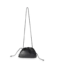 Pre-Owned Bottega Veneta Black Calfskin Mini Pouch Bag