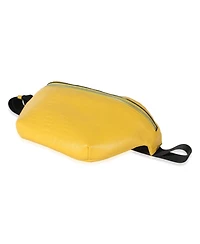 Pre-Owned Fendi Yellow Calfskin Ff 1974 Embossed Belt Bag